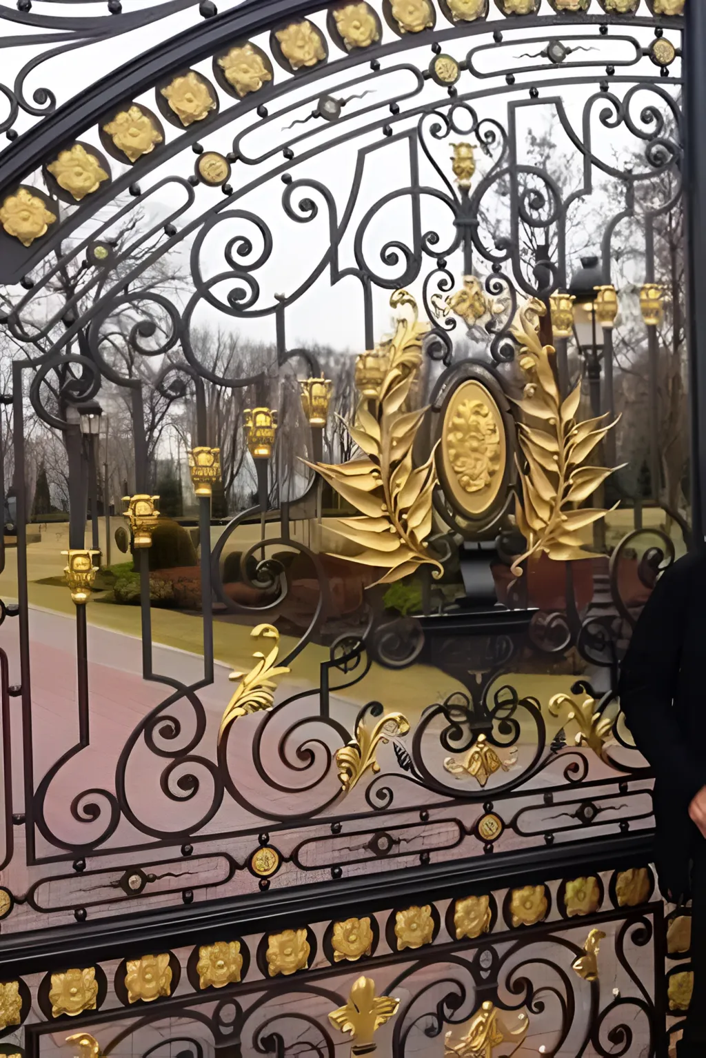 Brána Janukovyčovy rezidence Mežyhirja