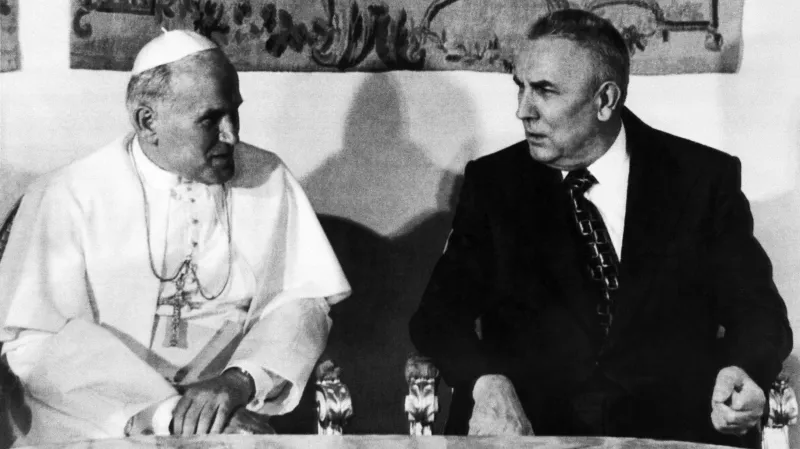 Jan Pavel II. s Edwardem Gierekem