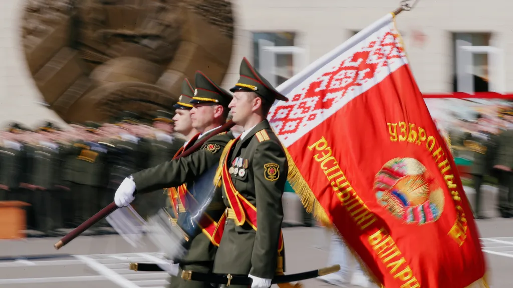 Vojenská přehlídka v Bělorusku