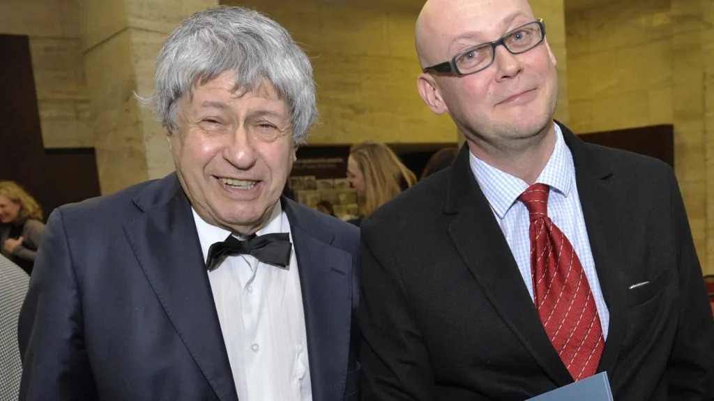 Ivan Klíma (vlevo) a Jiří Peňás (vpravo)