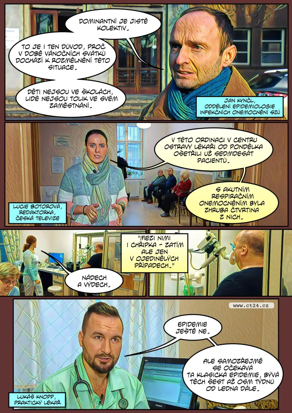 Přibývá pacientů s akutními záněty dýchacích cest