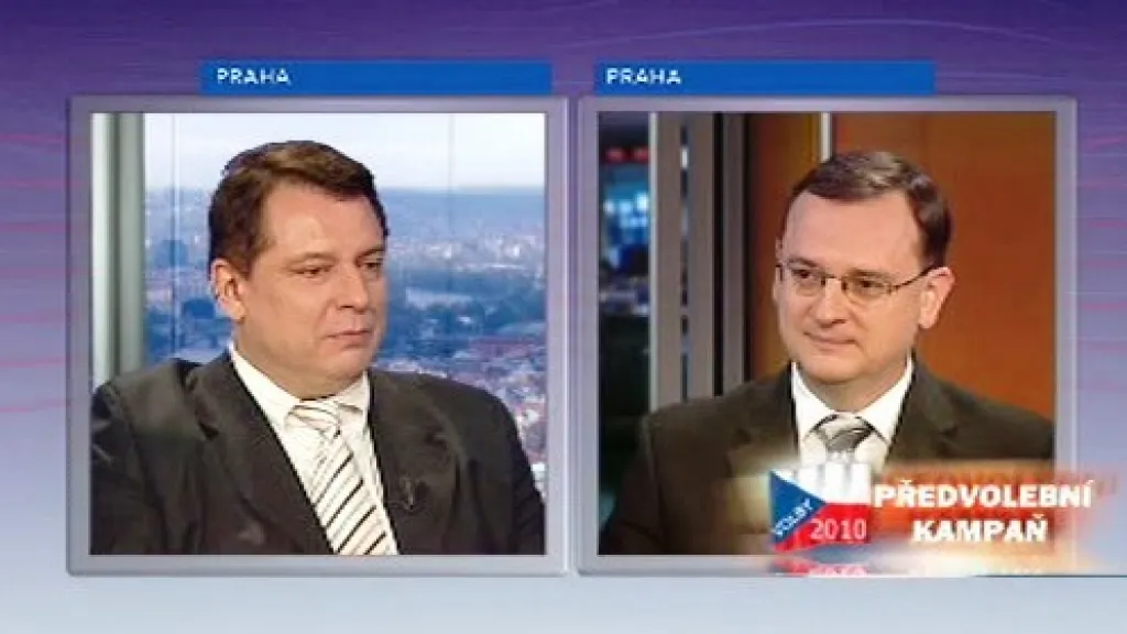 Jiří Paroubek a Petr Nečas