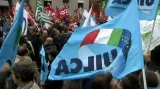 Stávka zaměstnanců italských bank