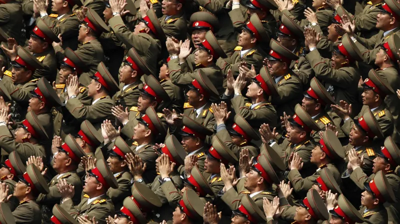 Oslavy narozenin Kim Ir-sena