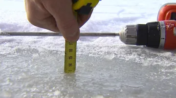Měření tloušťky ledu
