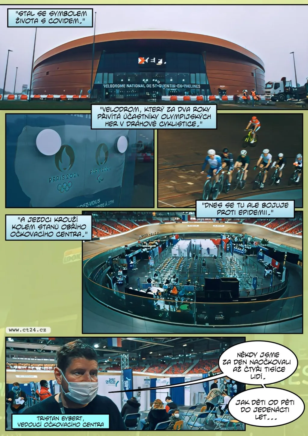 Očkování uprostřed dráhy