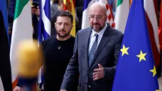 Volodymyr Zelenskyj a Charles Michel