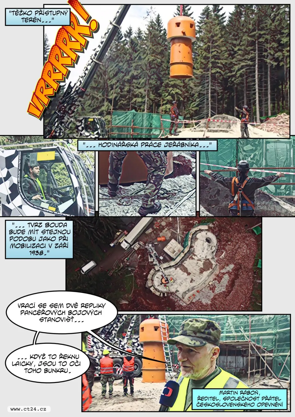 Československé opevnění v novém kabátku. Tvrz Bouda dostala „nové" střílny