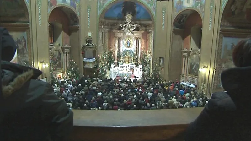 Novoroční mše na Hostýně