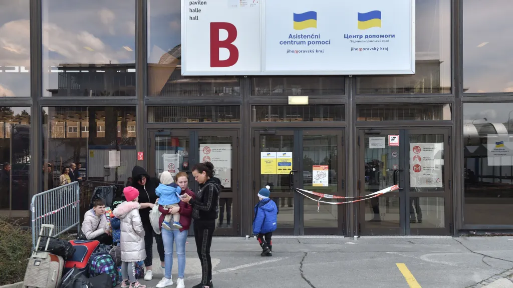 Krajské asistenční centrum pomoci Ukrajině na brněnském výstavišti