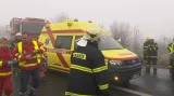 David Kolář (HZS Slaný): O spoustu zraněných se postarali projíždějící řidiči