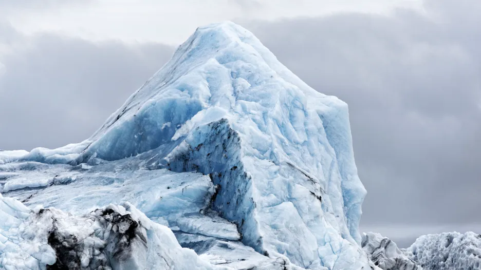 Ledovec na Islandu