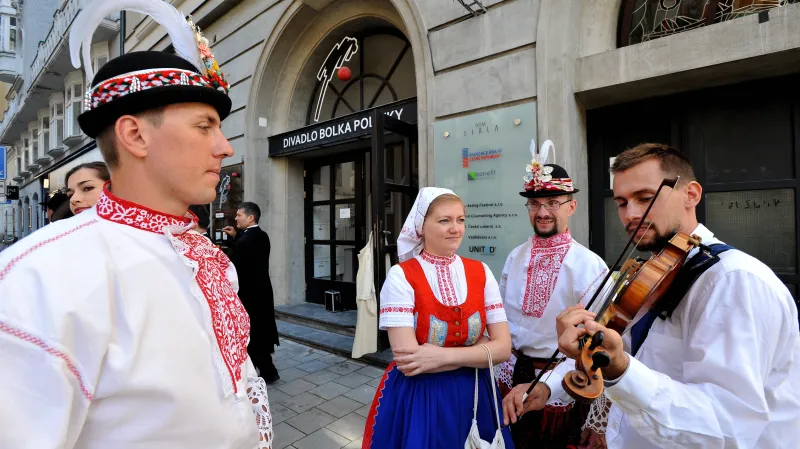 Herci z brněnského divadla uspořádali happening