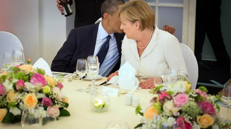 Angela Merkelová a Barack Obama