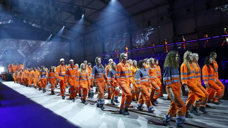 Slavnostní otevření Gotthardského tunelu