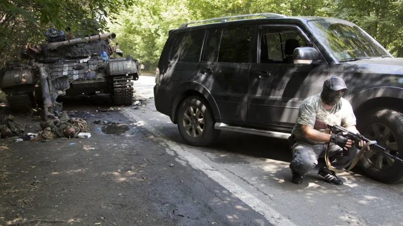 Boje u Doněcku: Proruští separatisté zničili ukrajinský tank