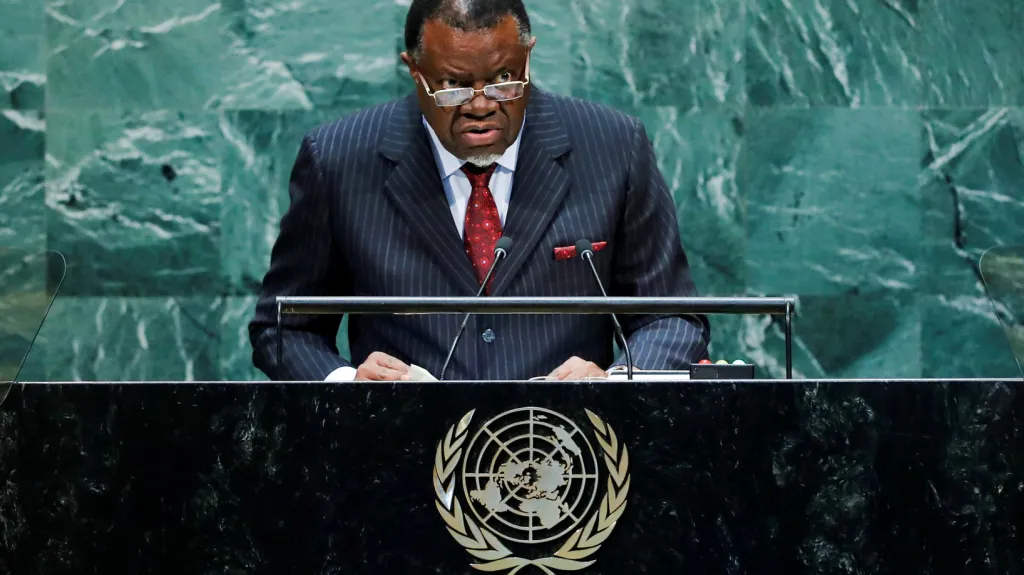Prezident Namibie Hage Geingob