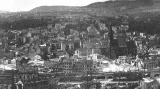 Ústí nad Labem po náletu v dubnu 1945