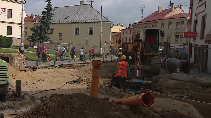 Výměna znojemského potrubí