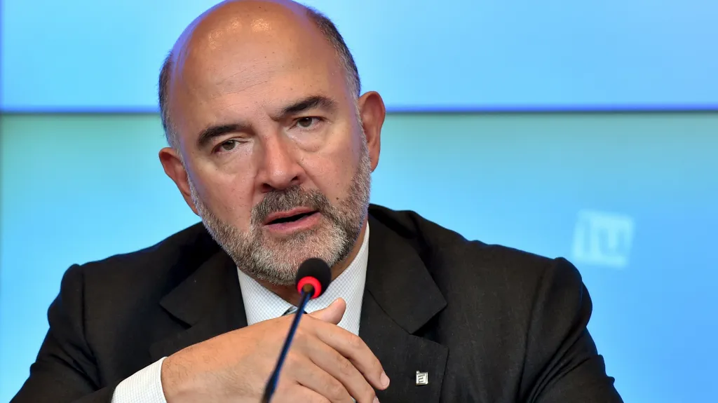 Pierre Moscovici, eurokomisař pro finanční otázky,  daně a cla