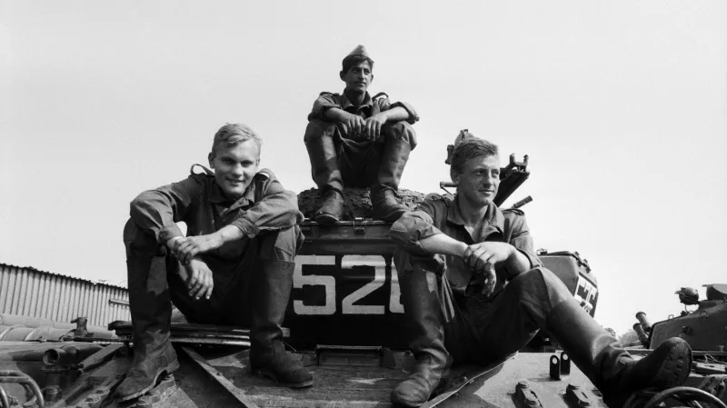 Odsun sovětských vojsk z Milovic v říjnu 1990