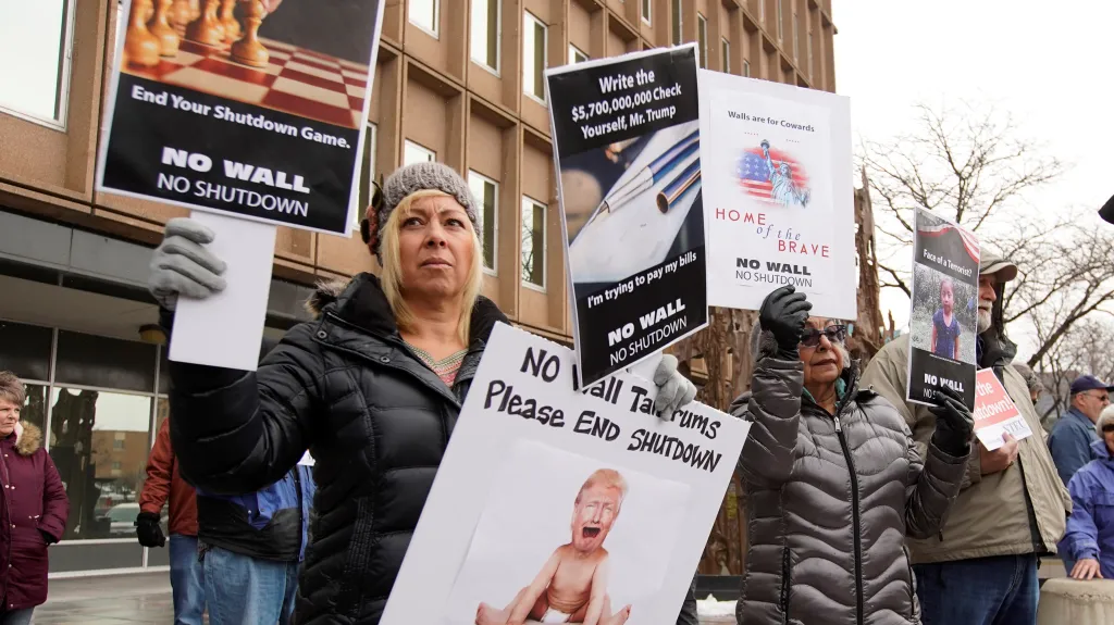 Protest proti shutdownu v Utahu