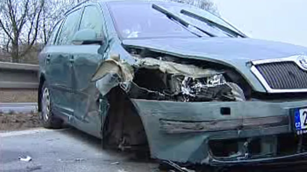 Havarovaná škodovka