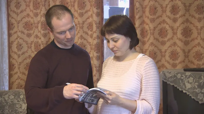 Ildar Dadin s manželkou Anastásií