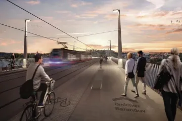 Praha vyhlásí tendr na technický dozor stavby Dvoreckého mostu, který spojí Podolí a Smíchov