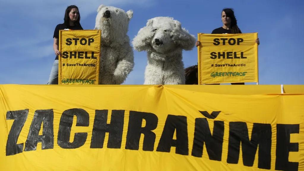 Protest hnutí Greenpeace