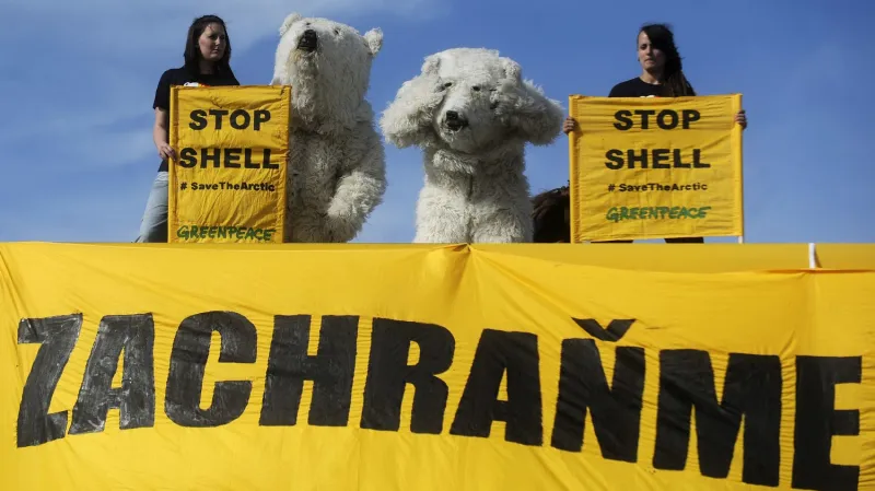 Protest hnutí Greenpeace