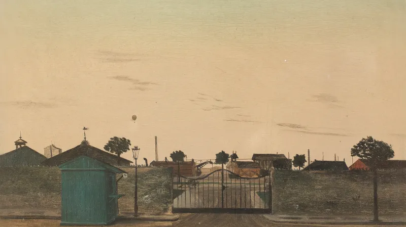 V neděli navečer u jatek na Praze VII, 1943, soukromá sbírka