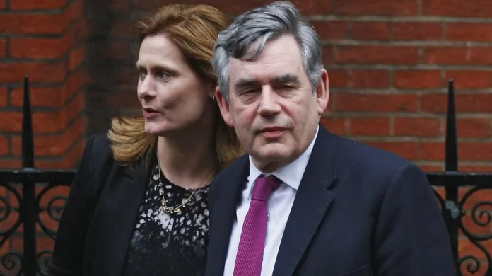 Gordon Brown s manželkou