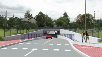 Vizualizace podjezdu ve Studénce