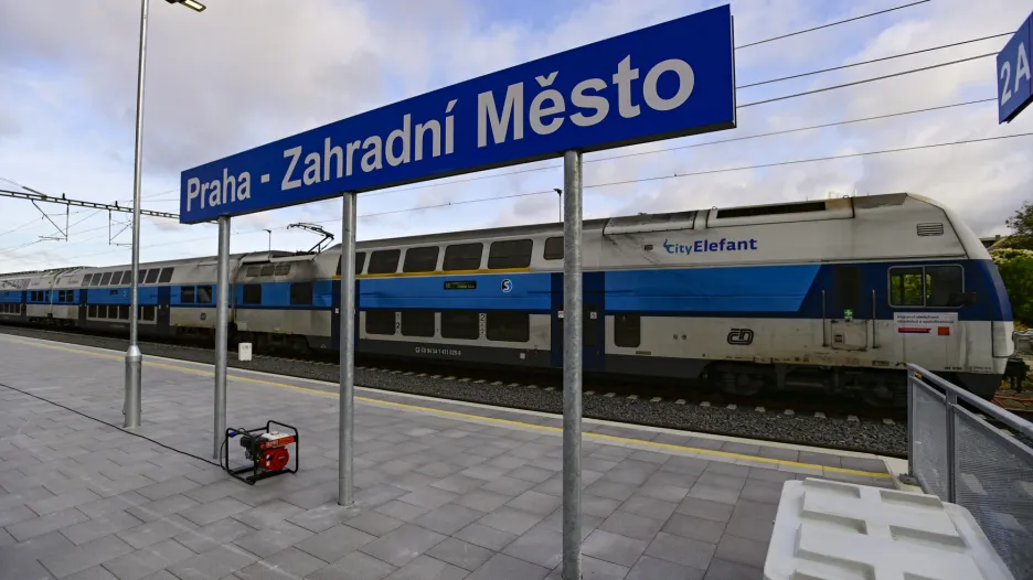 Nová železniční stanice Praha - Zahradní Město