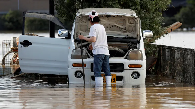 Záplavy v Japonsku