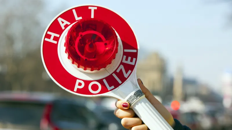 Německá policejní stopka
