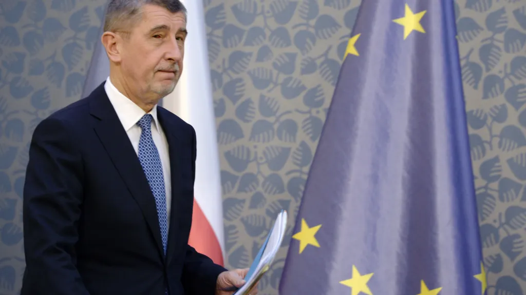 Premiér v demisi Andrej Babiš po jednání vlády