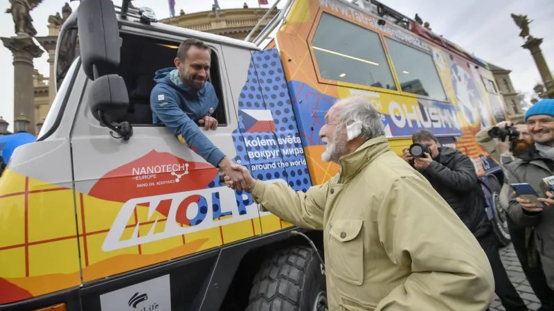 Člen původní expredice Tatra kolem světa Stanislav Synek vyprovodil své následníky na cestu kolem světa