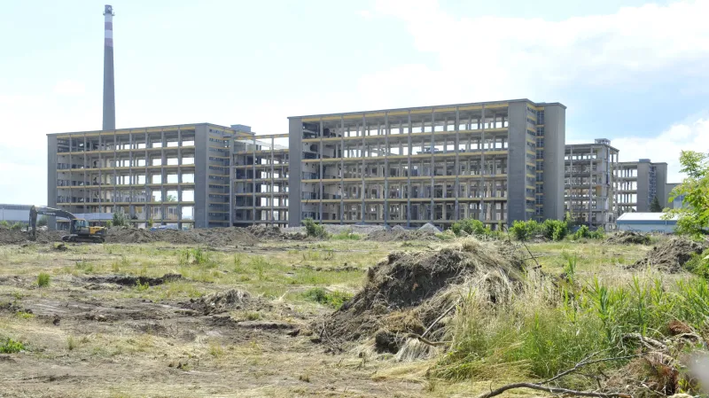 OP Prostějov před odstřelem