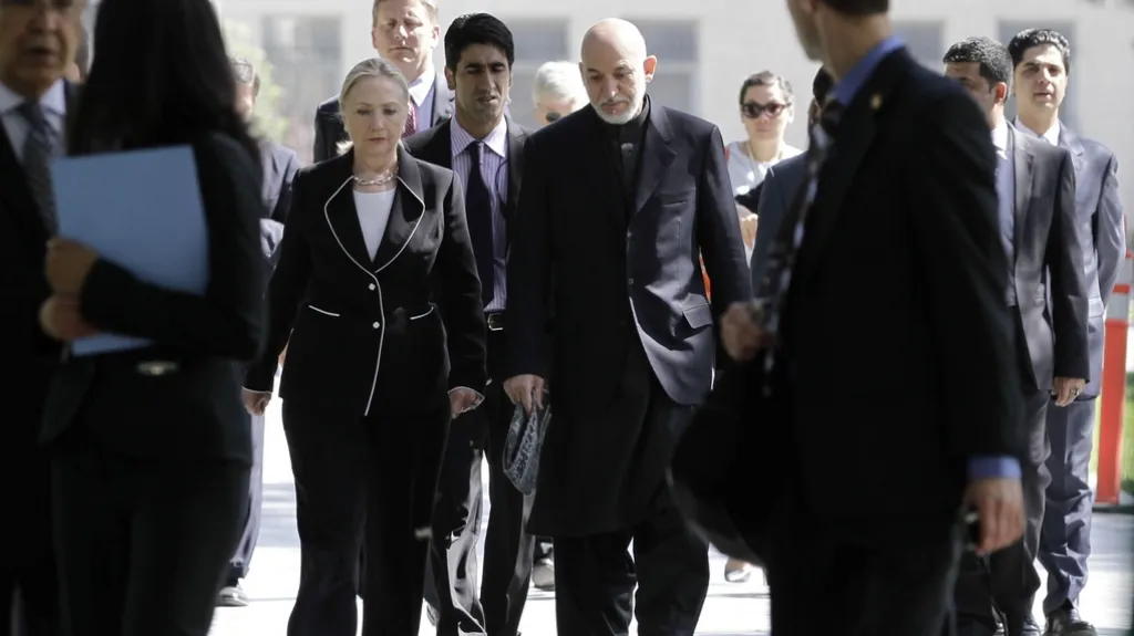 Hillary Clontonová na návštěvě Afghánistánu