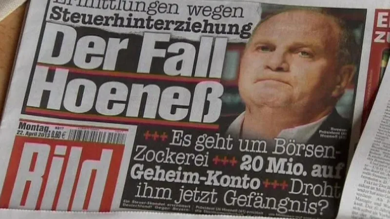 Daňová aféra prezidenta Bayernu Mnichov Uliho Hoenesse