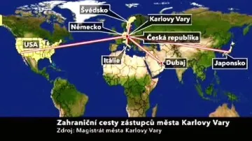 Zahraniční cesty zástupců města Karlovy Vary