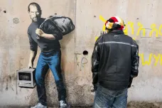 Bez migrace bychom neznali Jobse, upozorňuje Banksy v Calais
