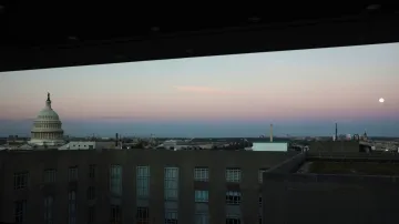 Pohled na americký Kapitol