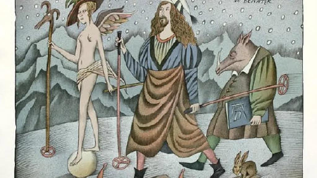 Adolf Born / Dürerova cesta přes Alpy do Benátek