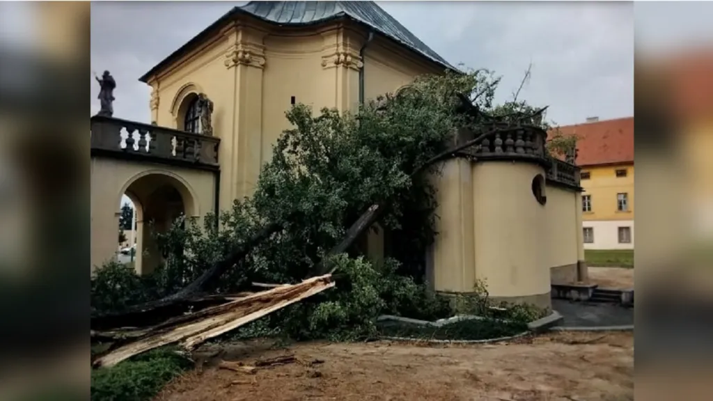 Následky bouřky v Olomouckém kraji