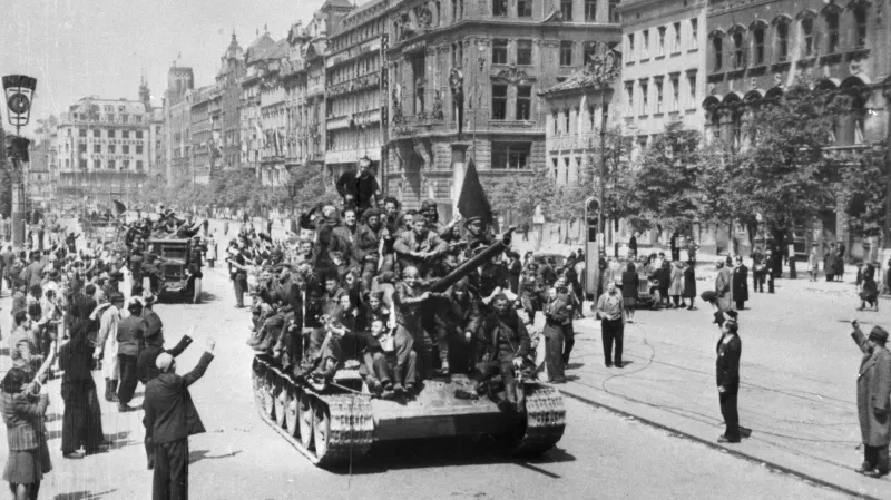 Vítání rudoarmějců