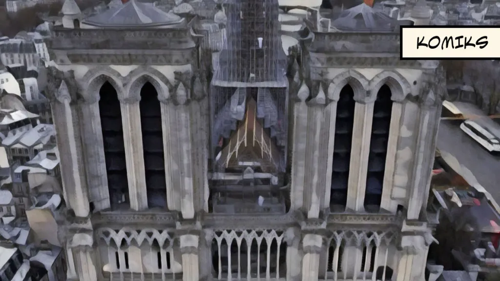 Laser pomáhá při čištění katedrály Notre-Dame