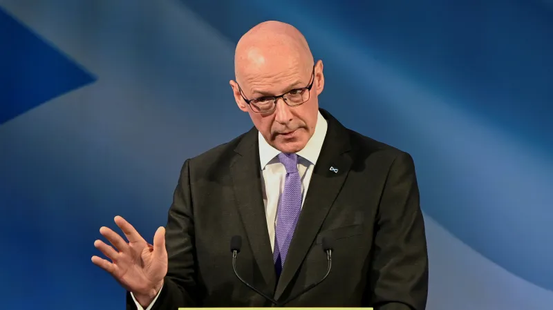 Lídr Skotské národní strany John Swinney